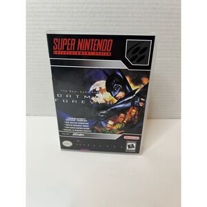 CIB BATMAN FOREVER NINTENDO SNES VIDEO‎ GAME COMPLETE IN BOX CIB Nice Shape!
